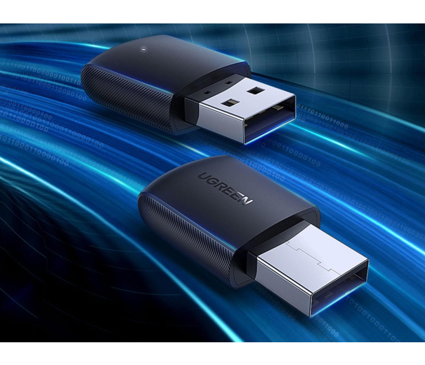 UGREEN Adapter USB / Zewnętrzna karta sieciowa CM448 2.4GHz czarny - 1488914 - zdjęcie 4